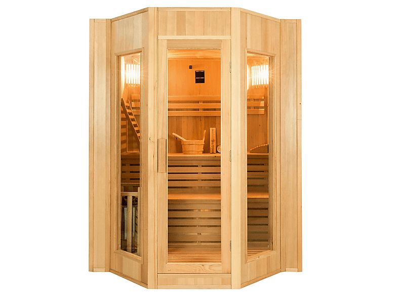 Sauna Finlandesa - Mpc SINED-SAUNAVAPORE-ZEN_4, Marrón