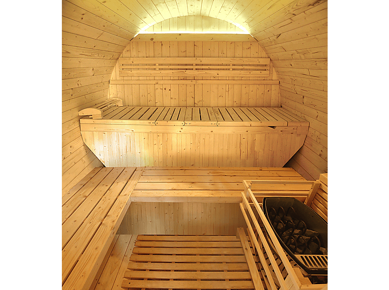 Sauna de exterior - Mpc POOLSTAR-HL-T250E, Marrón