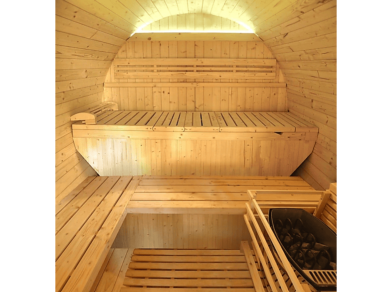 Sauna de exterior - Mpc POOLSTAR-HL-T250E, Marrón