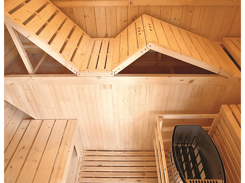 Sauna de exterior - Mpc POOLSTAR-HL-T160E, Marrón