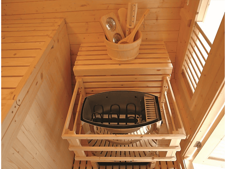 Sauna de exterior - Mpc POOLSTAR-HL-T160E, Marrón