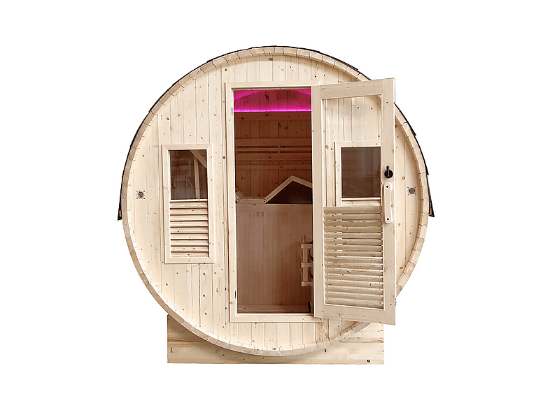 Sauna de exterior - Mpc POOLSTAR-HL-T160E, Marrón