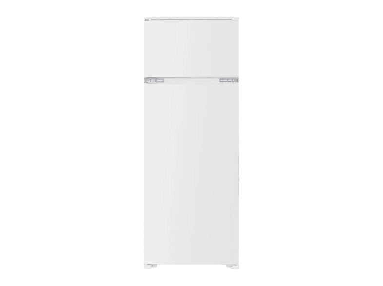Frigorífico dos puertas - Candy CFBD2450/2ESH, Cíclico, 145 cm, 205 l, Integrable, Estantes de Cristal, Sin panelar