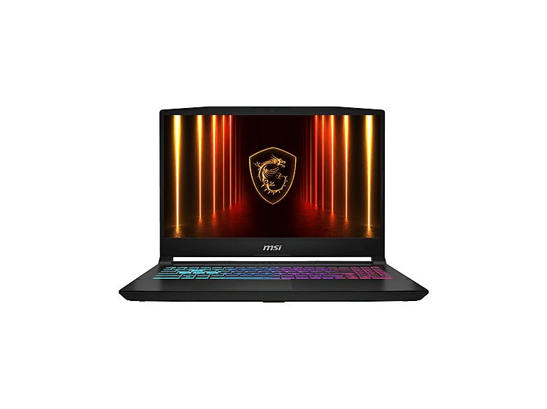 Portátil Gaming - MSI Katana 15 HX B14WFK-469FR, 15,6 " Full-HD, Intel® Core™ i7, i7-14650HX, 16 GB RAM, 512 GB SSD, GeForce RTX™ 5060, Windows, Negro