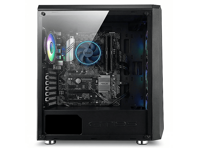 PC Gaming - PC Racing Submariner 8400f, AMD Ryzen 5 8400F, 16 GB RAM, 1 TB SSD, GeForce RTX™ 5050, Windows, Negro