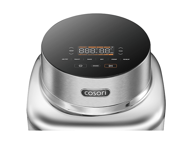 Freidora de aire - Cosori Iconic Single Chef Edition, 6.2L, 1725 W, 6 Funciones, Acero inoxidable