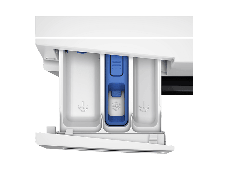Lavadora carga frontal - Whirlpool WAM 07WB SPT, 10 kg, 1400 rpm, 15 Programas, Tecnología 6th Sense, Adaptative Wash, Blanco