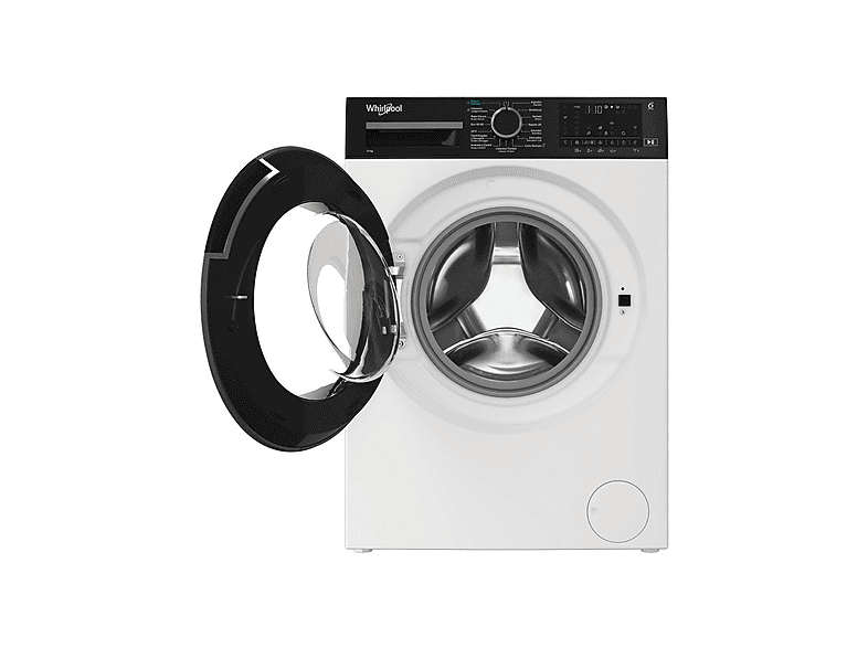 Lavadora carga frontal - Whirlpool WAM 27WB SPT, 12 kg, 1400 rpm, 15 Programas, Inverter, Tecnología 6th Sense, Rapid 28', Blanco