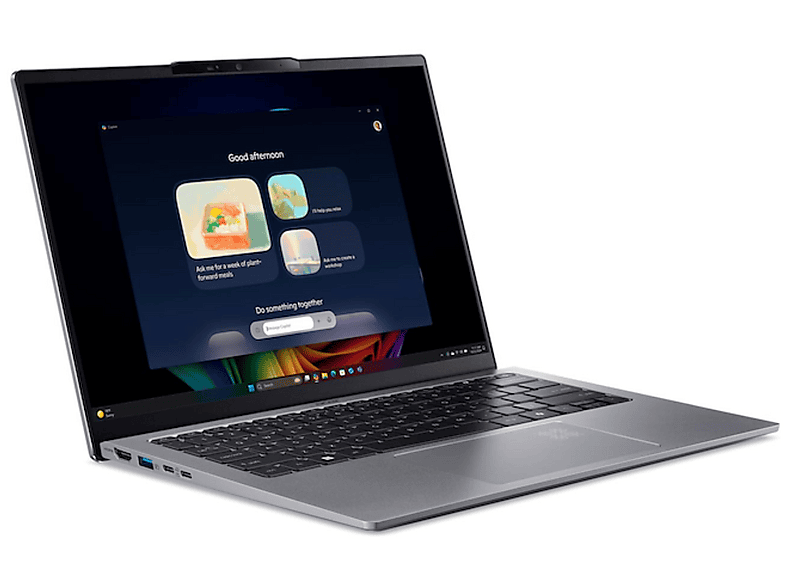 Portátil - Acer Swift Go 14 AI SFG14-64-R0YP Copilot+ PC, 14" WUXGA, AMD Ryzen™ AI 7 350, 50 TOPS, 32GB RAM, 1TB SSD, Radeon™ 860M, Windows 11 Home