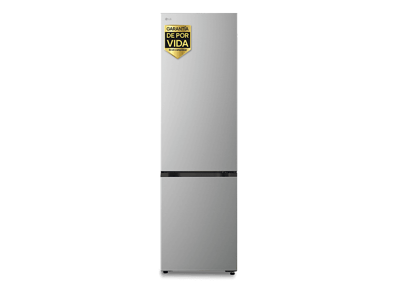 Frigorífico combi - LG GBBS726APY, No Frost, 203 cm, 375 l, DoorCooling+™, FRESHBalancer™, Inox antihuellas