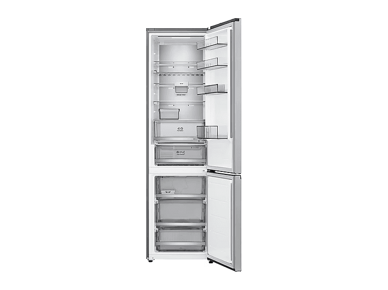 Frigorífico combi - LG GBBS726APY, No Frost, 203 cm, 375 l, DoorCooling+™, FRESHBalancer™, Inox antihuellas