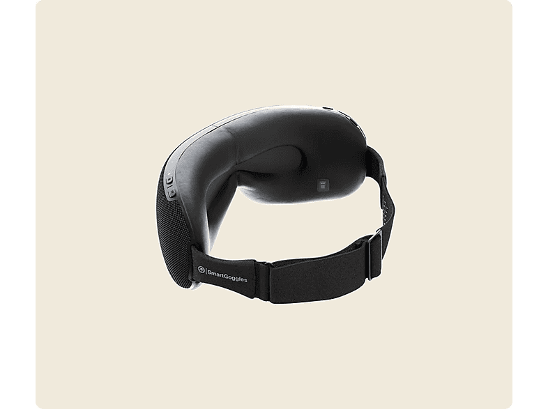 Masajeador facial - Therabody SmartGoggles 2nd Gen, Para Cara, 180 min Autonomía, Vibración/Calor/Compresión, Negro
