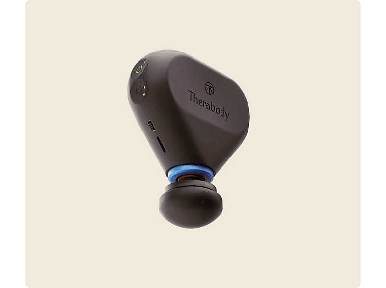 Pistola de masaje - Therabody Theragun Mini Plus, Cuerpo, Función Calor, Tamaño de Viaje, 120min Autonomía, Negro