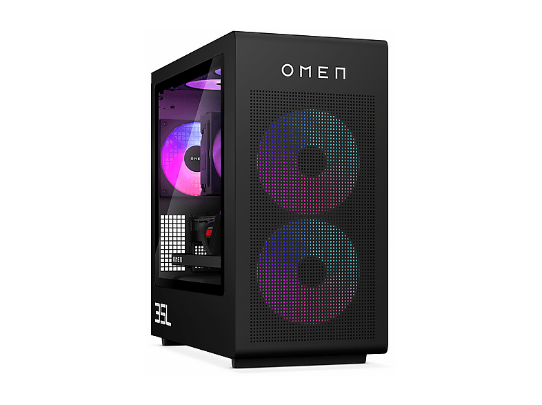 PC gaming - HP OMEN 35L Gaming Desktop GT16-1004ns PC, AMD Ryzen™ 7 9800X3D, 32GB RAM, 1 TB SSD, GFRTX™ 5060 Ti, Windows 11 Home, Metal negro sombra