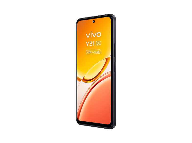 Móvil - Vivo Y31, Glowing Black, 256GB, 6GB RAM, 6.72" LCD, Qualcomm Snapdragon®  4 Gen 2, 6500 mAh