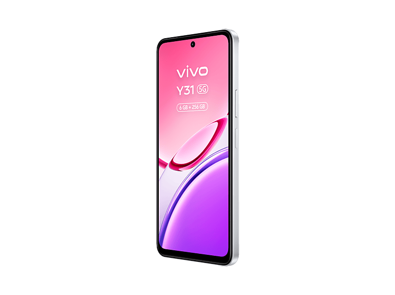 Móvil - Vivo Y31, Marble White, 256GB, 6GB RAM, 6.72" LCD, Qualcomm Snapdragon®  4 Gen 2, 6500 mAh