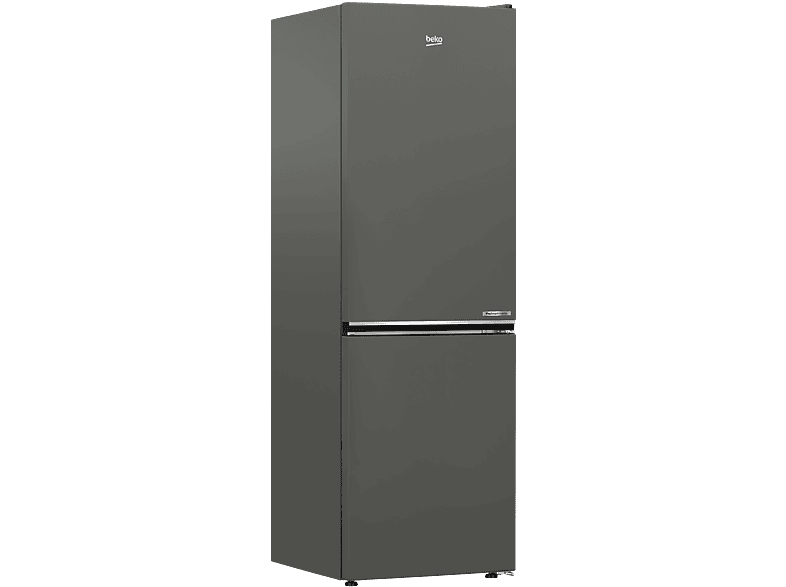 Frigorífico combi - Beko B5RCNE365HG, Neo Frost Dual Cooling, Altura 186.5 cm, 366 l, AeroFlow, Tecnología HarvestFresh, Gris Manhattan