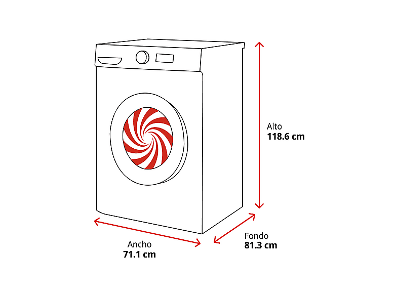 Lavadora secadora - Haier Couture Care Collection 11 HWD180BD12LGNU-S, 18 kg + 11 kg, 14 programas, Motor Direct Motion, Wi-Fi, Azul