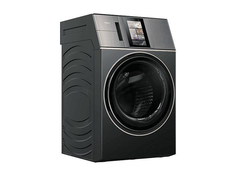 Lavadora secadora - Haier Couture Care Collection 11 HWD180BD12LGNU-S, 18 kg + 11 kg, 14 programas, Motor Direct Motion, Wi-Fi, Azul