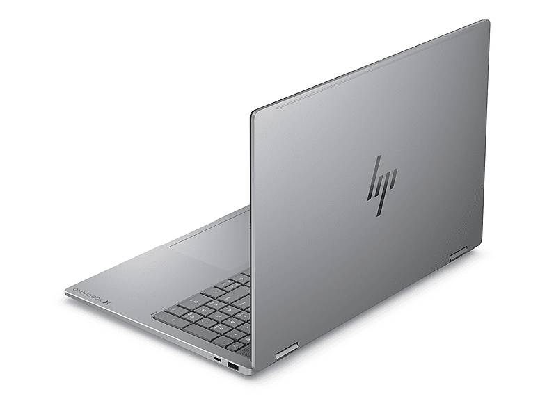 Convertible 2 en 1 - HP OmniBook X Flip 16-cc0000ns, Copilot+PC, 50 TOPS, AMD Ryzen™ AI 7 450, 32 GB RAM, 1TB SSD, Windows 11 Home, Meteor silver