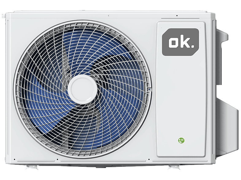 Aire acondicionado Split 1 x 1 - OK . OAC 18226 ES SET, 4500 fg/h, DC Inverter, Auto Limpieza, Temporizador, Blanco