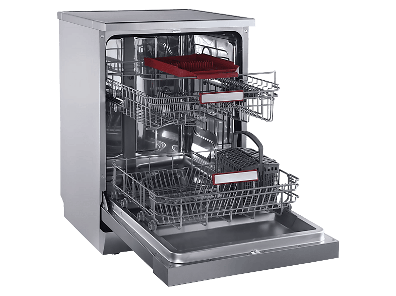 Lavavajillas - Infiniton DIW-6225XD3, 14 Servicios, 8 Programas, 59.8 cm Ancho, Automatic door opening, Inox