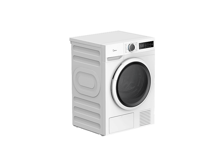 Secadora bomba de calor - Midea MD110H80/W-ES, 8 kg, 15 Programas, My Cycle, Antiarrugas, Blanco