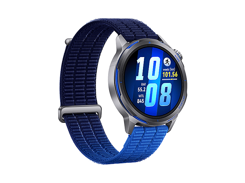 Smartwatch - Huawei WATCH GT Runner 2, Reloj Inteligente con GPS Ultra Preciso en runnning, 14 días Autonomía, Maratón Mode, 5ATM, ECG, Pago NFC, Azul