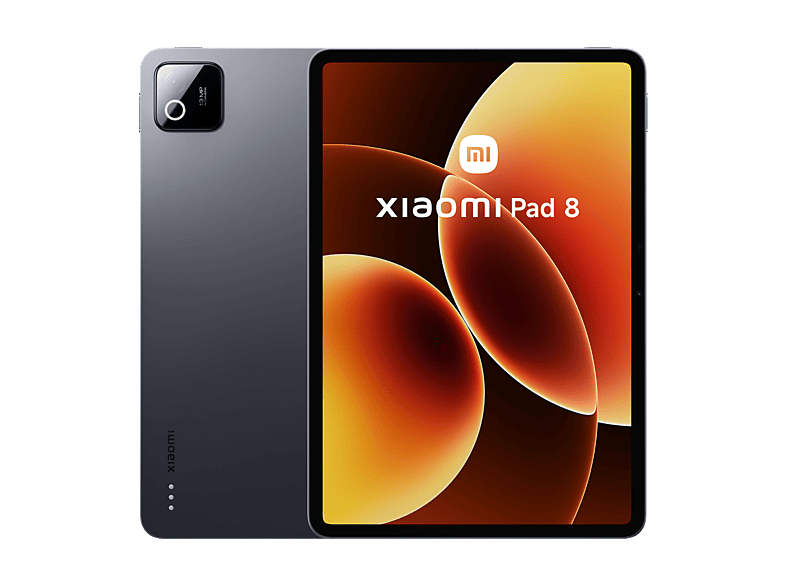 Tablet - Xiaomi Pad 8, 11.2" 3.2K 144Hz Crystal-Clear Display, 8GB RAM, 128GB, Snapdragon 8s Gen 4, 9200mAh, Gray