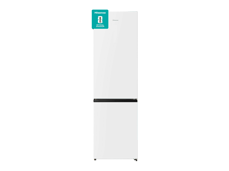 Frigorífico combi - Hisense RB435N4BWE, Total No Frost, 200.4 cm, 336 l, Multi Air Flow, Apertura de Puerta 90º, Blanco