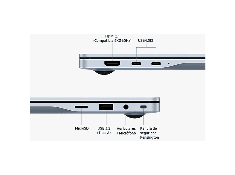 Portátil - Samsung Galaxy Book4 Edge Copilot+ PC, 15.6" FHD, Snapdragon® X1-26-100 45 TOPS 16GB RAM, 512GB SSD, Adreno™, Full IA, W11H, Sapphire Blue