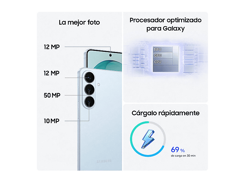 Móvil - Samsung Galaxy S26+, Violeta, 512 GB, 12 GB RAM, 6.7" QHD+, Exynos 2600, 4900 mAh, Android 16