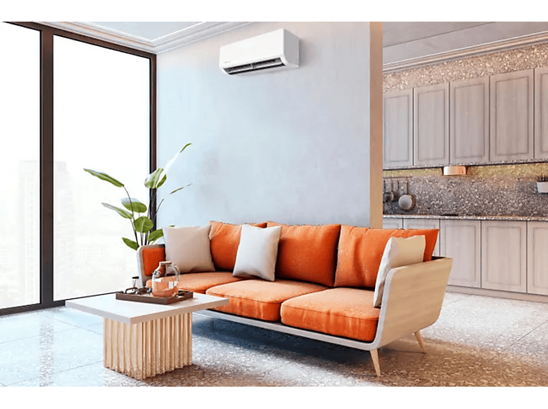 Aire acondicionado Split 1 x 1 - Fujitsu ASY25-KL, Inverter, 2150 fg/h, 2150 kcal/h, WiFi, R-32, Blanco