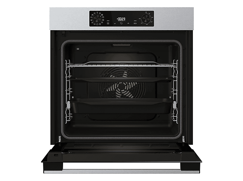 Horno - Hisense BI64223EPX, Multifunción, Pirolítico, 78 l, 59.5 cm, Modo Air Fry, Cocción Simultanea, Negro
