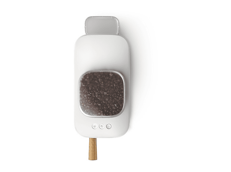Cafetera express - Philips Baristina BAR302/20, De grano, Molinillo cerámico, 16 bares, Depósito 1,2L, Blanca con portafiltro madera, Espresso en 60 s