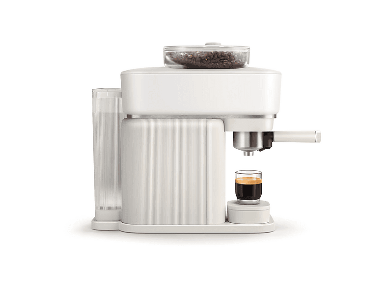 Cafetera express - Philips Baristina Variety BAR320/00, 16 Bar, 2 Compartimentos Grano, Molinillo Cerámico, Espresso y Lungo, 1,2 L, 3 Años Garantía