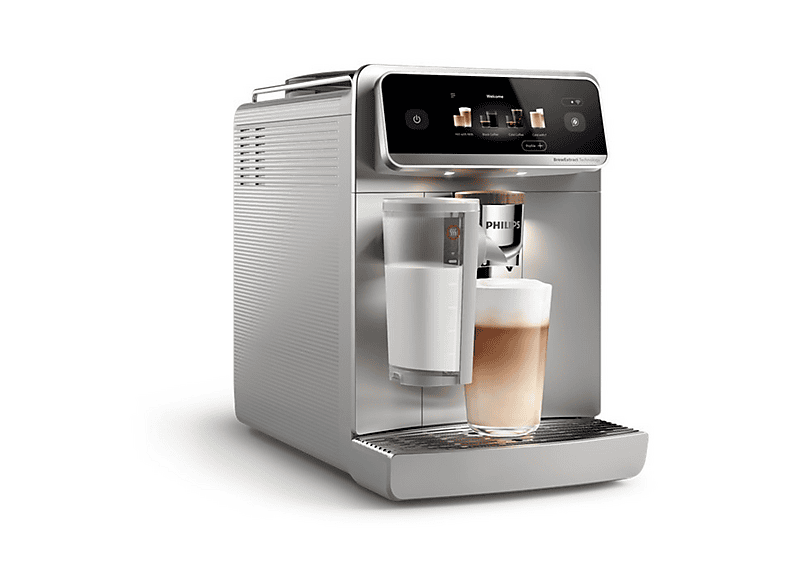 Cafetera superautomática - Philips Café Aromis EP8757/20, 15 Bar, 54 Bebidas, LatteGo Pro, SilentBrew, AquaClean, 1,9 L, 8 Perfiles, 3 Años Garantía