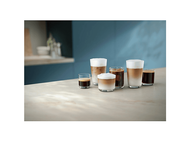Cafetera superautomática - Philips Café Aromis EP8757/12, 15 Bar, 54 Bebidas, LatteGo Pro, SilentBrew, AquaClean, 1,9 L, 8 Perfiles, 3 Años Garantía