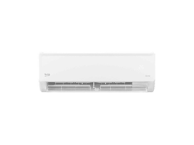Aire acondicionado Split 1 x 1 - Beko BEHPP 180/BEHPP 181, WiFi, Función Deshumidificar, Turbo, Blanco