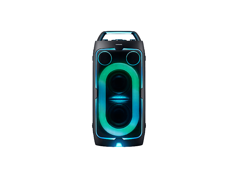 Altavoz de gran potencia - Samsung MX-ST50F/ZF, 240W, Con batería, Autonomía 18h, Portátil para fiestas, Asa de transporte y ruedas, Bluetooth