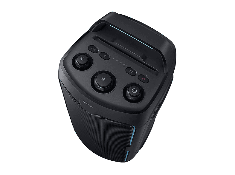 Altavoz de gran potencia - Samsung MX-ST40F/ZF, 160W, Con batería, Autonomía 12h, Portátil para fiestas, Asa de transporte y ruedas, Bluetooth