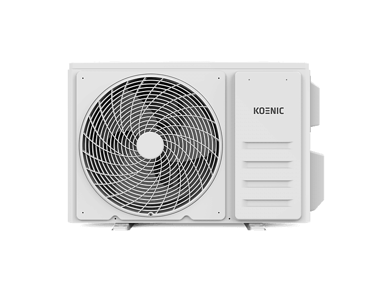 Aire acondicionado Split 1 x 1 - Koenic KAC 12026 ES IDP, Split, 3400 W frío, 3420 W calor, 550 m³/h, R32, Silencioso, Eficiencia EER 6.1, Blanco
