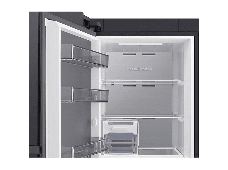 Congelador vertical - Samsung Bespoke AI RZ70H32HDFEF, 323 l, 185.8 cm, Grafito