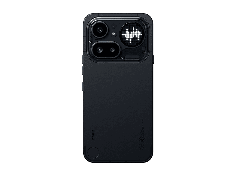 Móvil - Nothing Phone 4a Pro, Negro, 256GB, 8GB, 6.83" AMOLED, Qualcomm Snapdragon 7 Gen 4, 5080 mAh