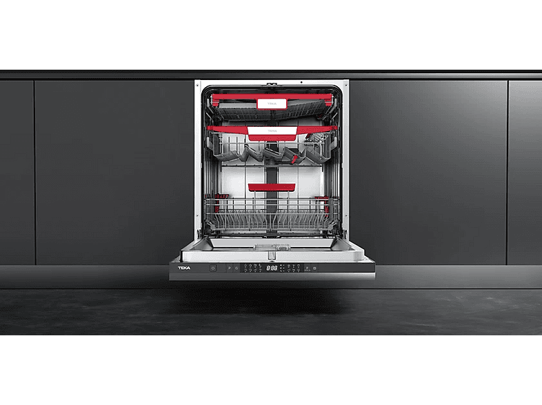 Lavavajillas integrable - Teka DFI 86850 XL, 16 Servicios, 8 Programas, Ancho 59.8 cm, Apertura puerta automática, Sin panelar