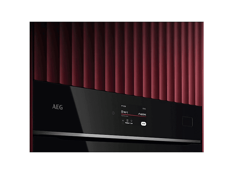 Horno a vapor - AEG TB8SB73ZAB, Multifunción, Hidrolítica, 70 l, Cocción asistida, Conectividad, 60 cm, Negro