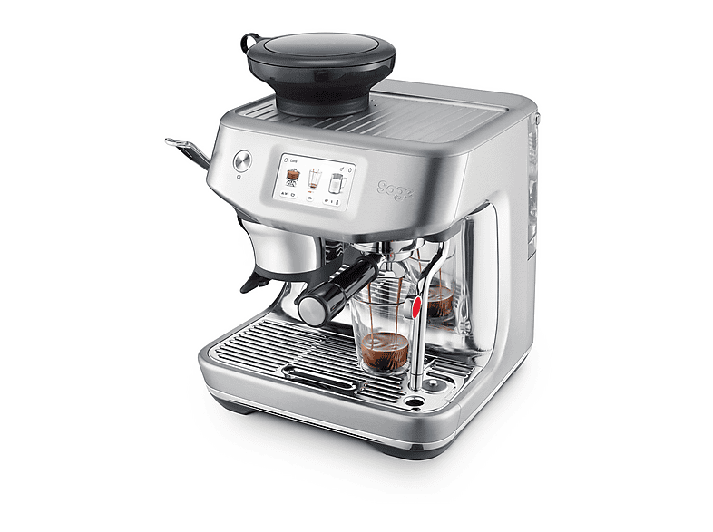 Cafetera express - Sage Barista Touch Impress, 9 bar, 1700 W, 2L, 2 Tazas, Con Extracción en Frío, Acero inoxidable cepillado