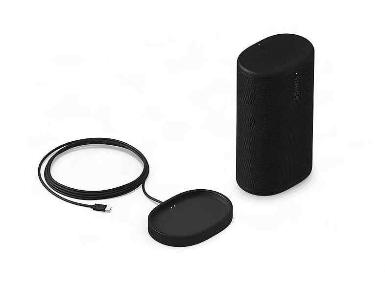 Altavoz bluetooth - Sonos Play, WiFi 6, 24h Autonomía, IP67, Control por Voz, Sonido Estéreo, Negro