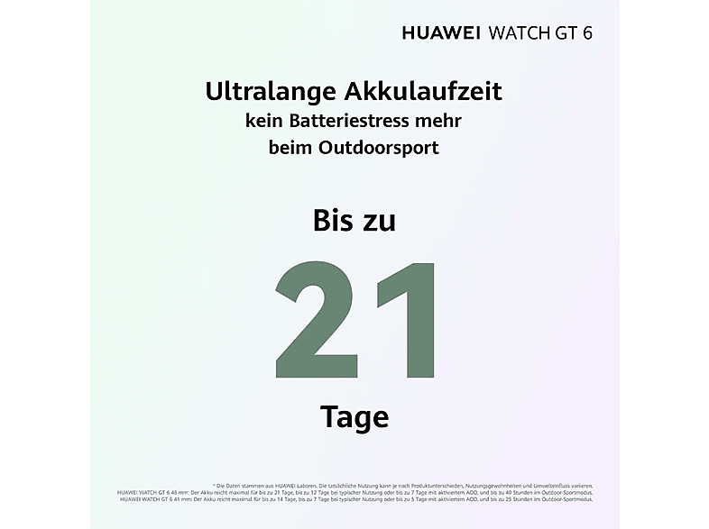 Smartwatch - Huawei WATCH GT6 41MM BLACK, Acero inoxidable, Negro