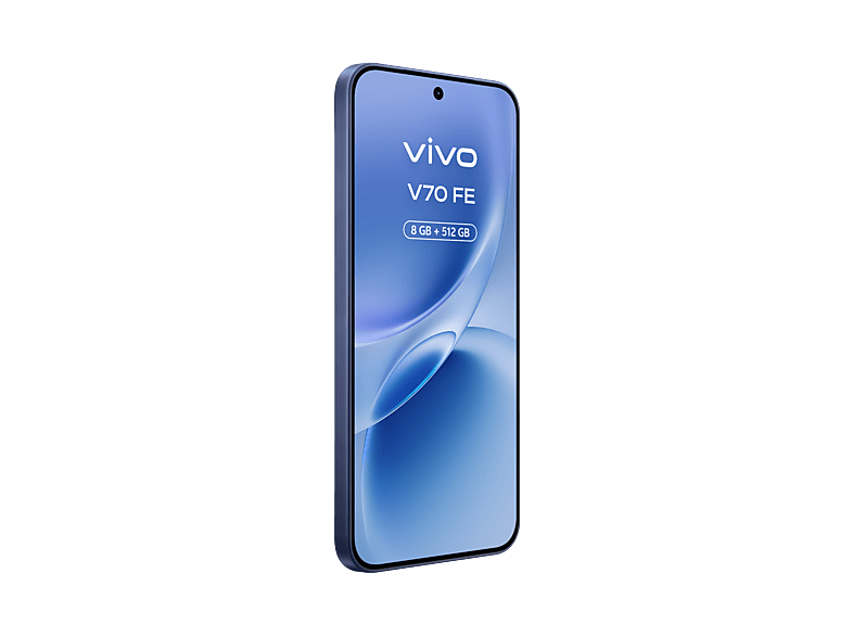 Móvil - Vivo Bundle V70 FE, Ocean Blue, 512GB, 8GB RAM, 6.83" AMOLED, Dimensity 7360-Turbo, 7000 mAh